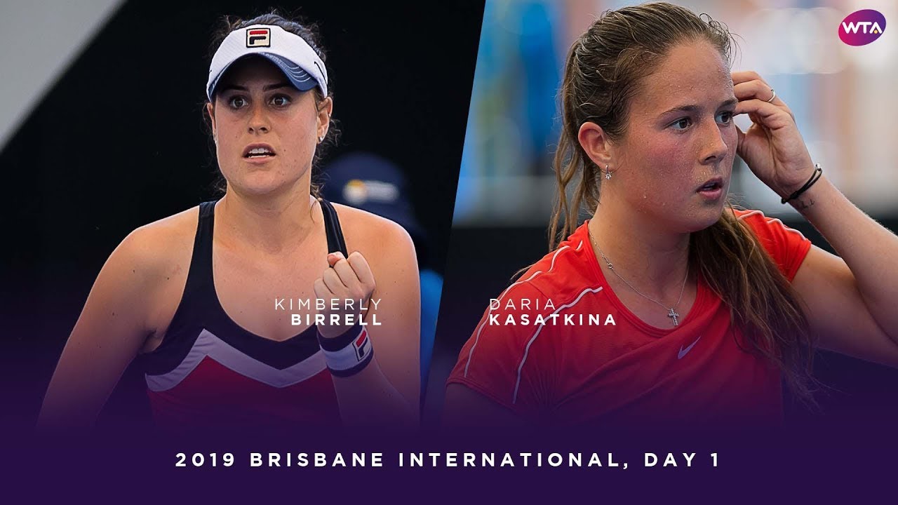 Kimberly Birrell vs. Daria Kasatkina | 2019 Brisbane International Day 1 | WTA Highlights