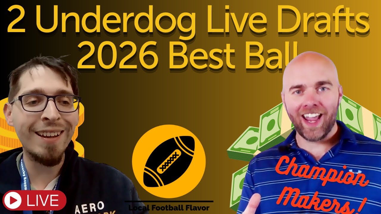 Underdog 2026 Best Ball: Little Board Drafting 📱