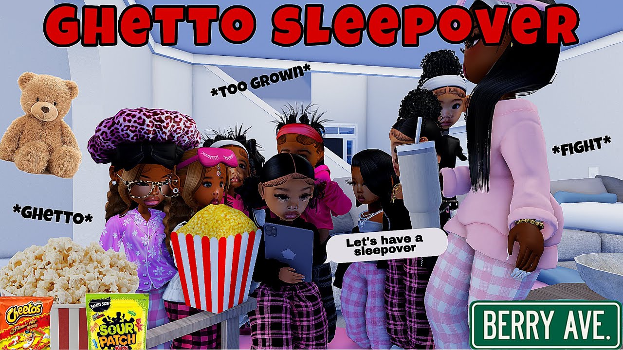 MARI HAD A SLEEPOVER! *FIGHT & THEY SNUCK OUT?!* |Berry Ave Family Roleplay 