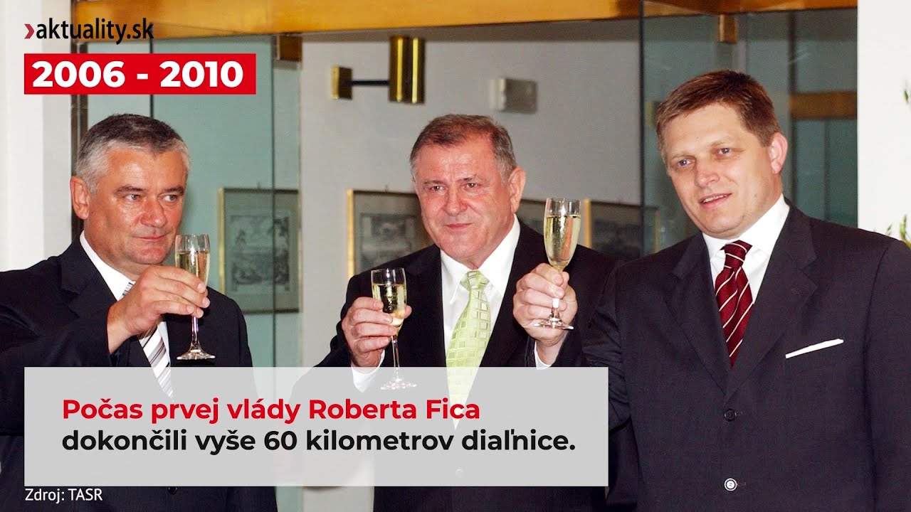 30 rokov Slovenska: Koľko z kľúčovej diaľnice sa postavilo za Mečiara, Radičovej či Matoviča