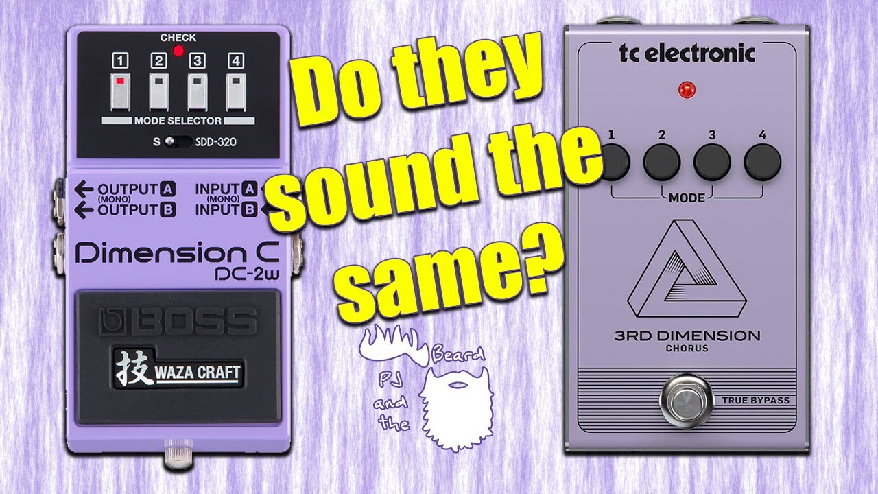 Boss Dimension C против TC Electronic 3rd Dimension — осмелитесь сравнить!