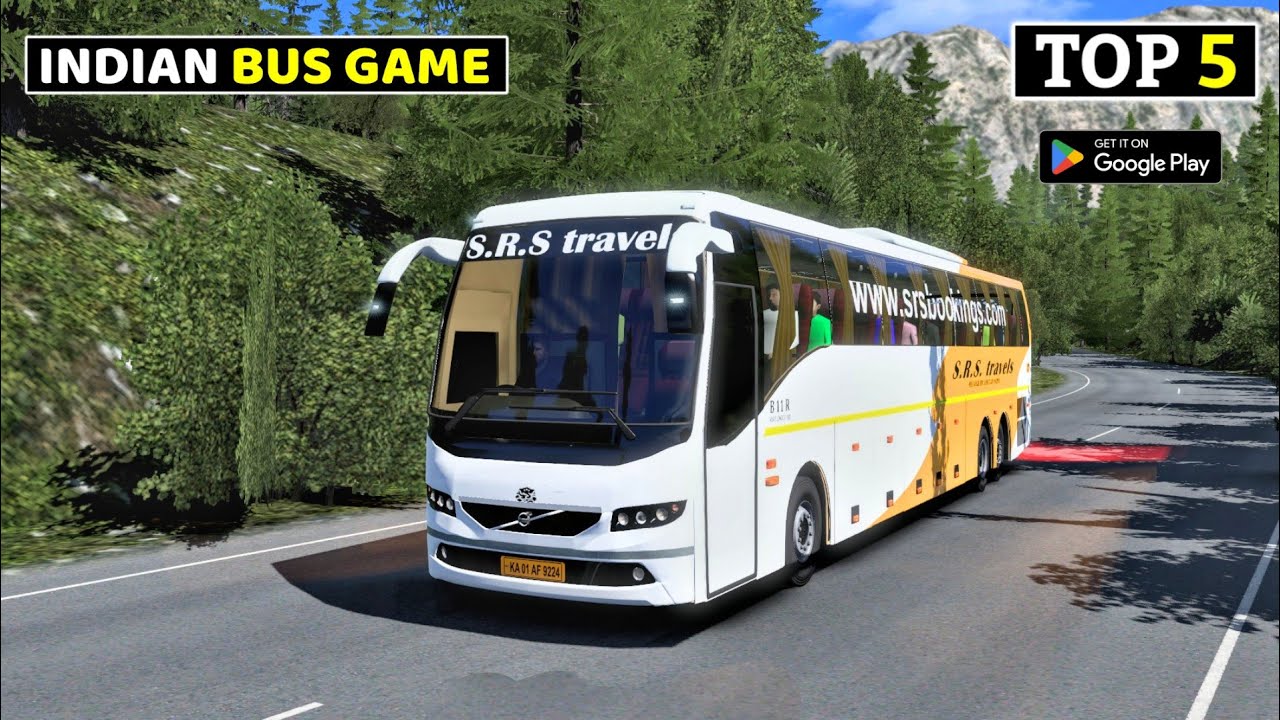 TOP 5 INDIAN BUS SIMULATOR GAMES FOR ANDROID | NEW HIGH GRAPHICS BUS DRIVING GAMES 2023