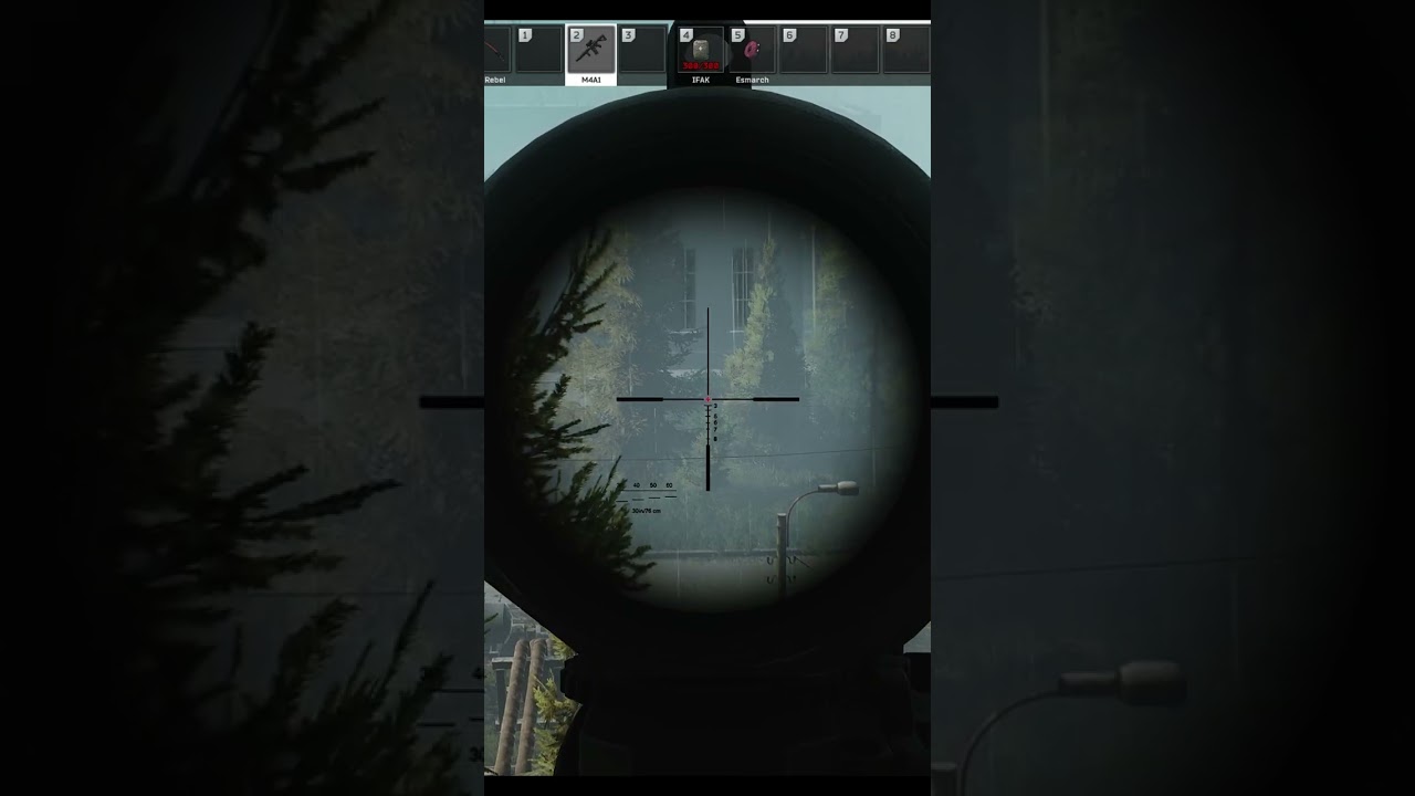 Escape from Tarkov: sniping from dome on reserve