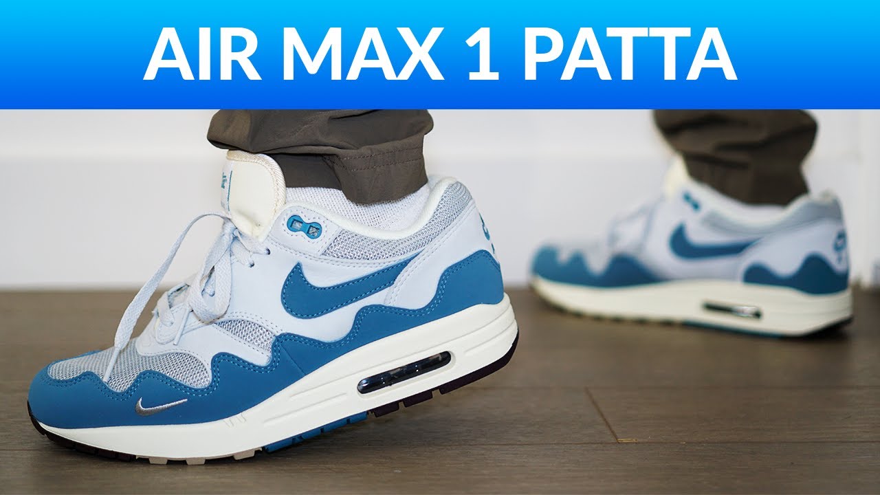 Better than the Travis Scott Air Max 1 ! - AM 1 Patta Aqua Noise Review and Onfeet
