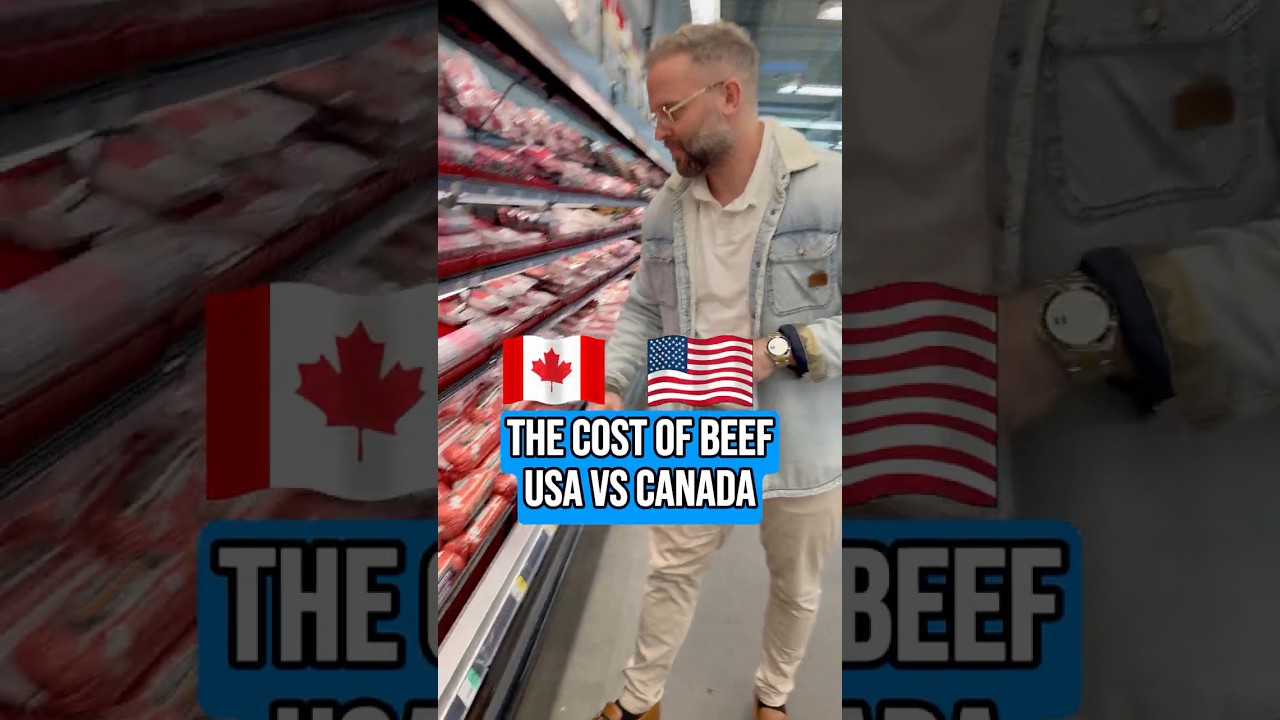 Разница в цене говядины в США 🇨🇦 и 🇺🇸 😮