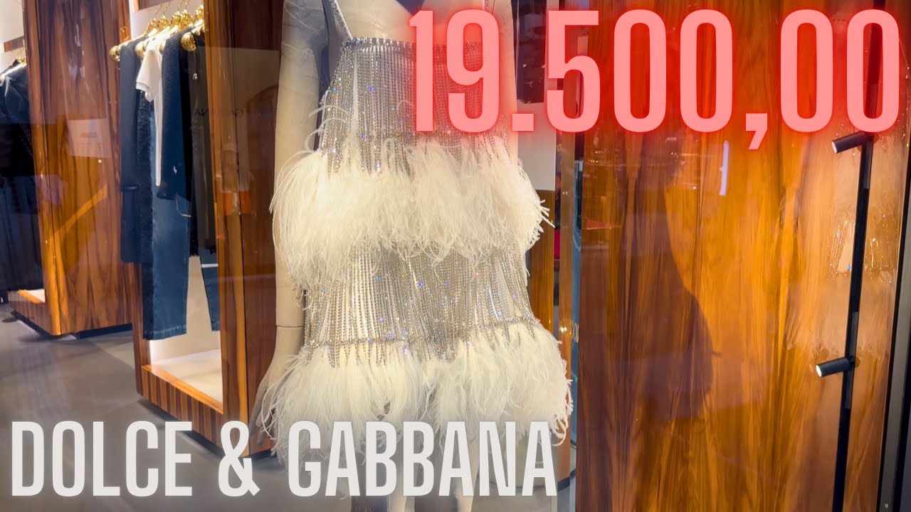 ✨ Luxury Shop Windows in Milan 🇮🇹 | Dolce & Gabbana Exclusive Showcase