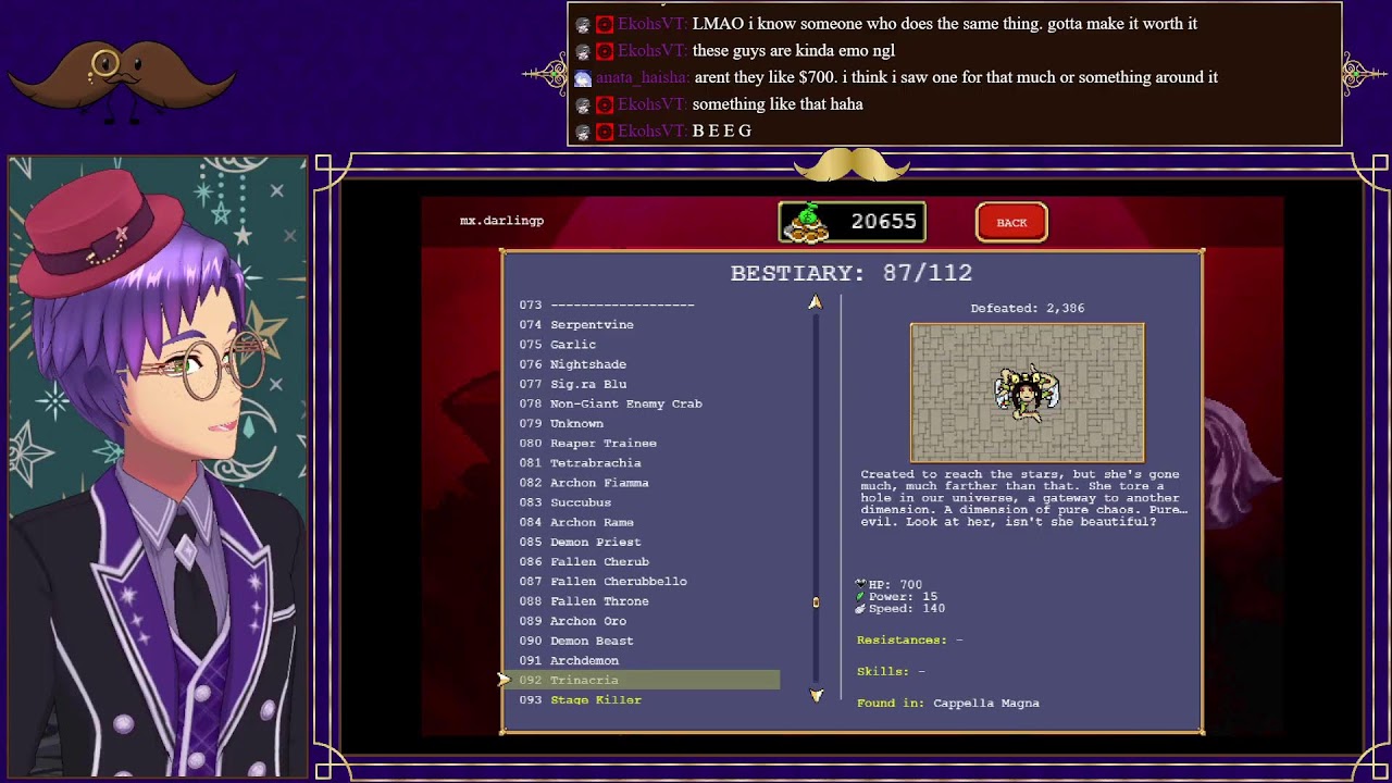 I forgot what I was doing in this game if I'm honest (Vampire Survivors w/CrowdControl)