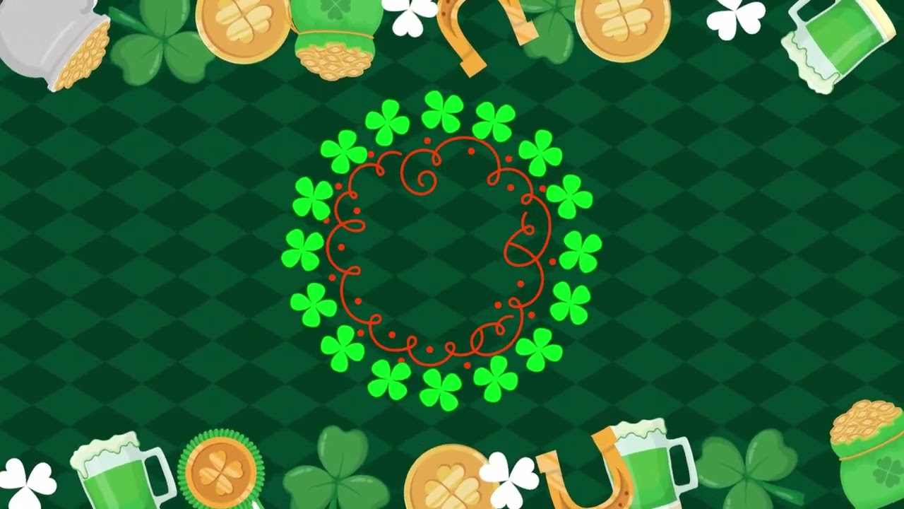 Lucky Day 🍀 St. Patrick’s Festive Background Loop