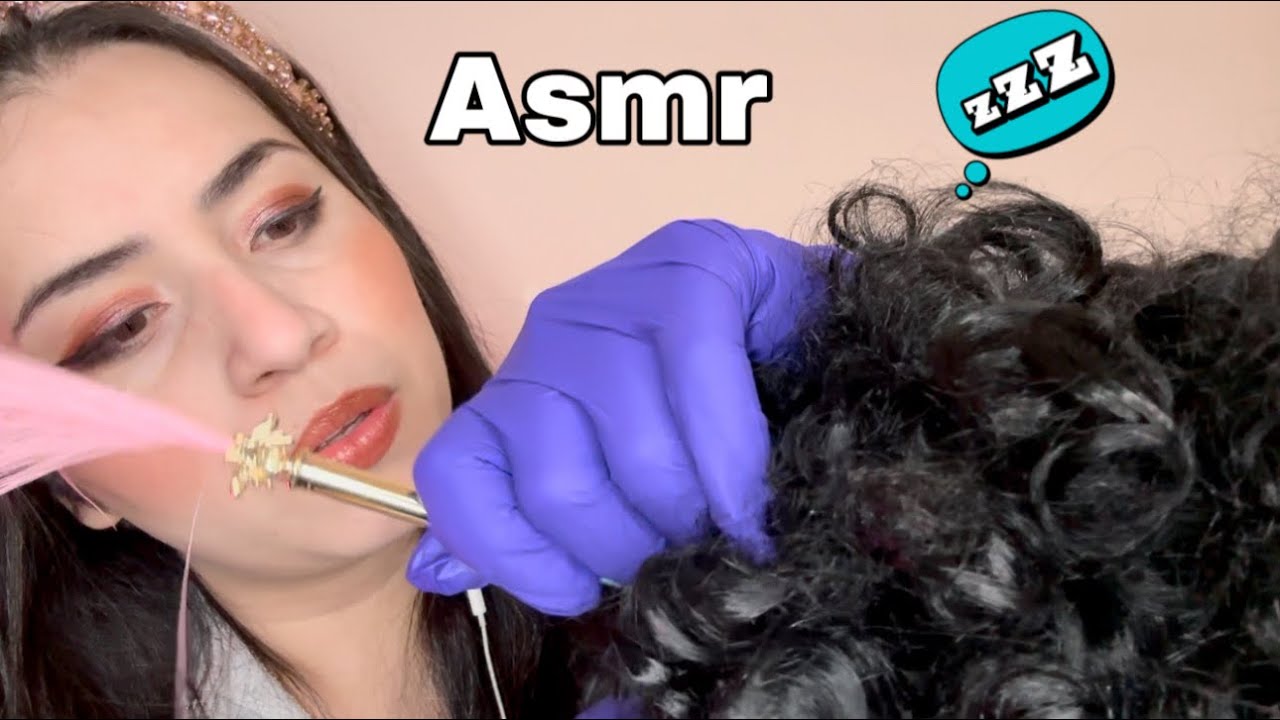 ASMR - Tratamento no seu cabelo até você dormir