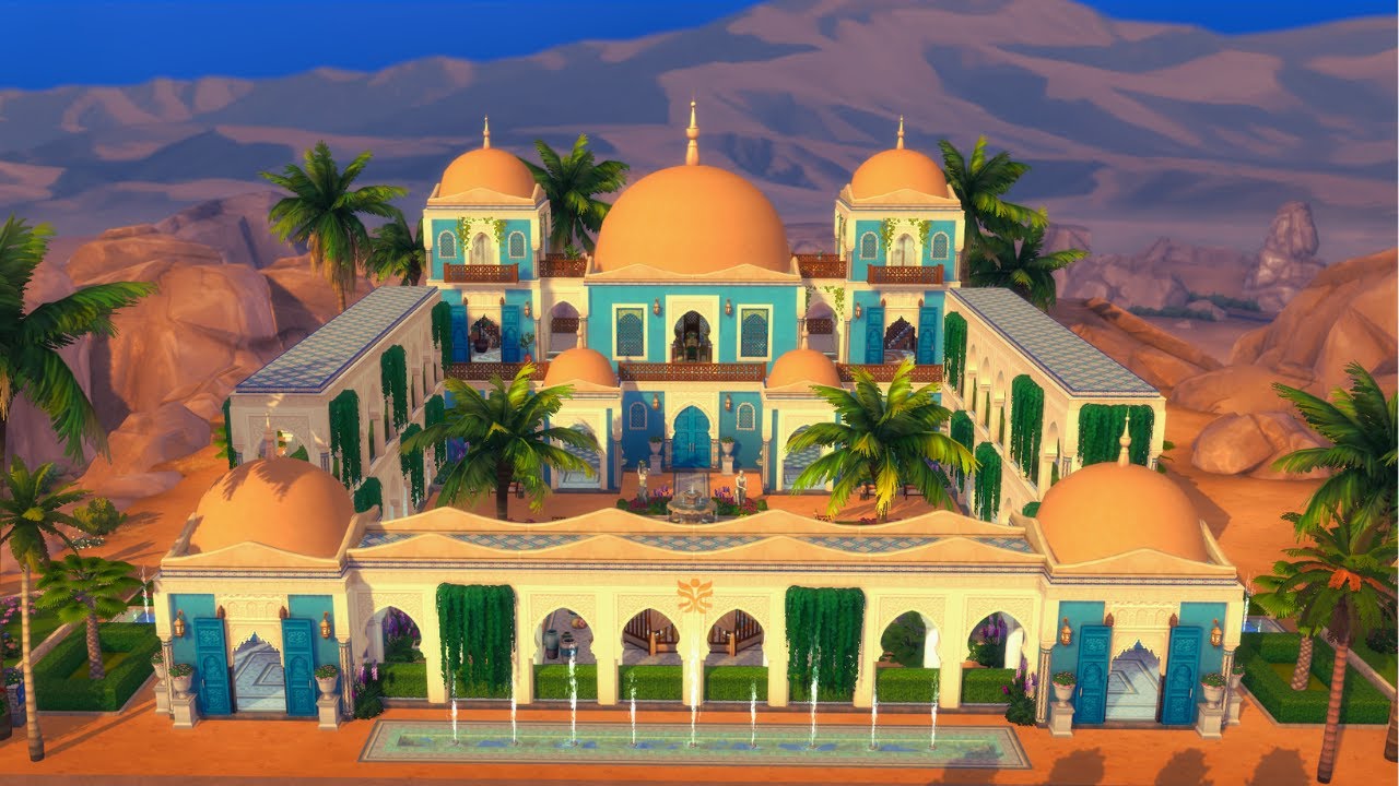 ORIENTAL SULTAN PALACE  🕌  The Sims 4  Speed Build
