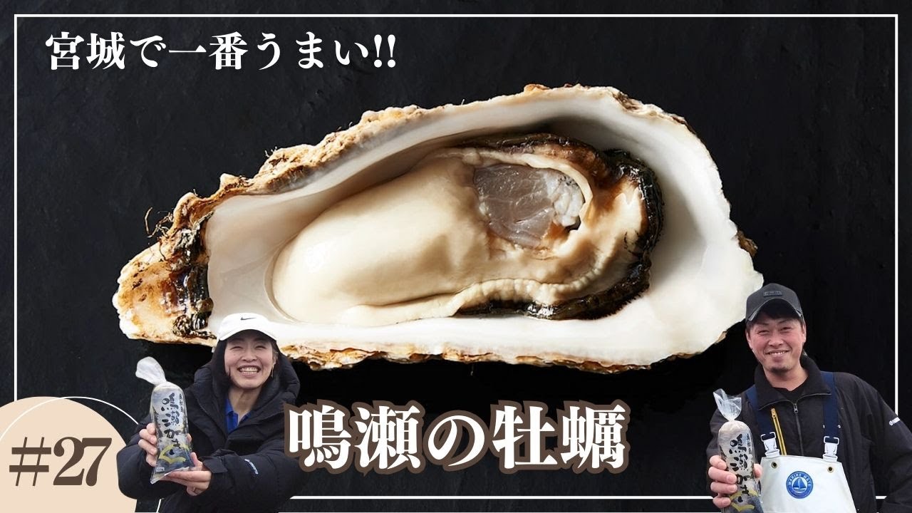 宮城で一番うまい牡蠣を作る名人が、奥松島にいるんです！