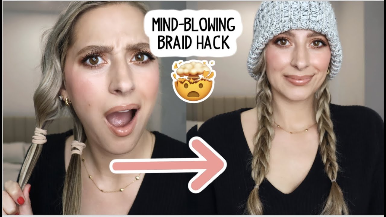 CAN'T BRAID? TRY THIS BRAID HACK! GREAT FOR BEGINNERS | Short, Medium, and Long Hairstyles