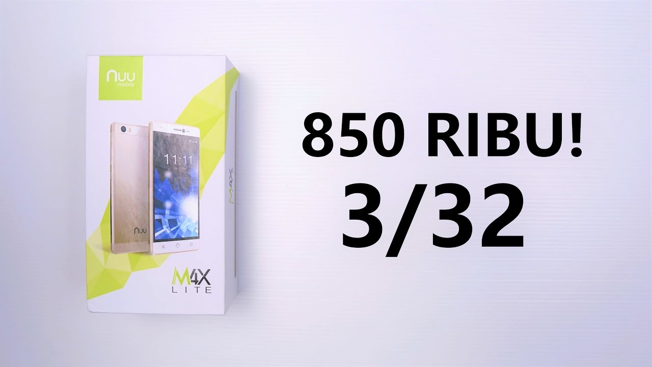 CUMA 850 RIBU AJA !!! - Unboxing Nuu M4X Lite Indonesia