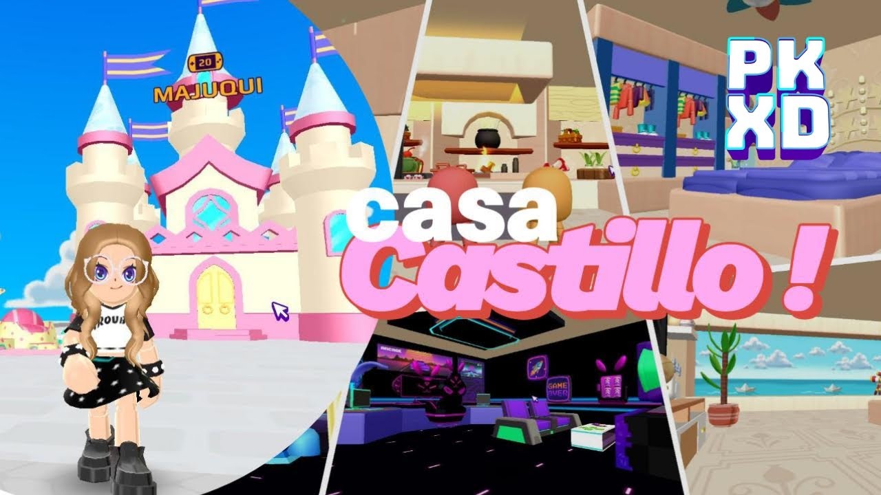 🏰 TUTORIAL ✅Fácil PASO A PASO Idea decoración Casa Castillo PKXD #pkxduniversd #pkxd #admin