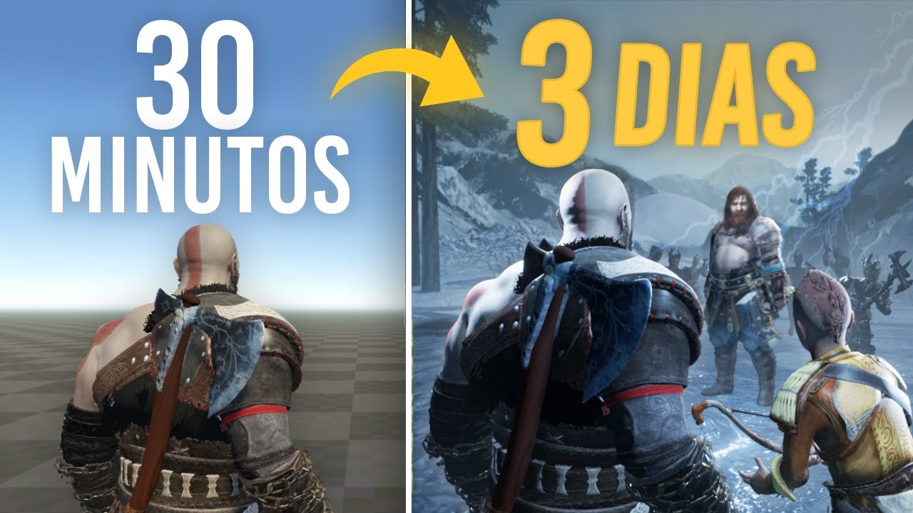 RECRIANDO GOD OF WAR: RAGNAROK EM 3 DIAS! (72 Horas)