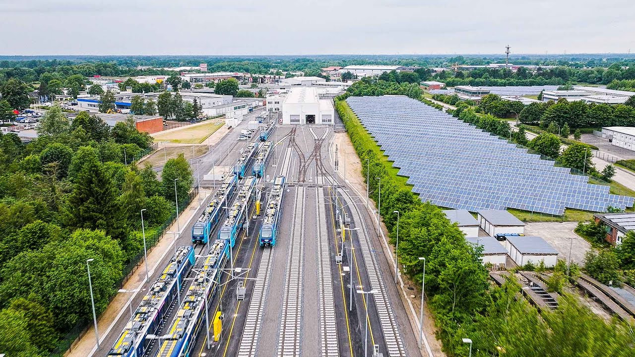 Eisenbahndepot Rendsburg - Drohnenvideo