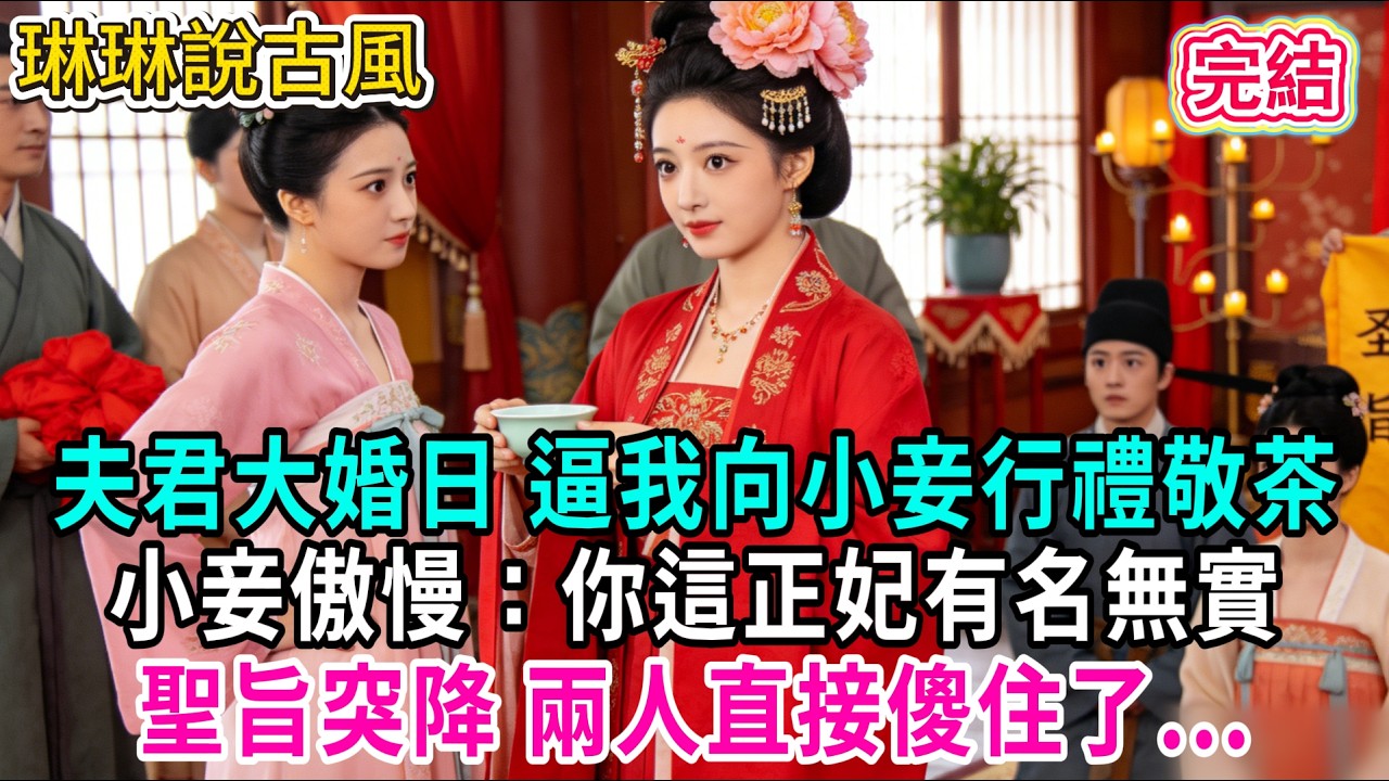 【古言】夫君大婚日 逼我向小，小妾傲慢：你這正妃有名無實；聖旨突降 兩人直接傻住了...#古言 #爱情 #完結 #前妻 #大女主 #渣男 #綠茶 #打臉