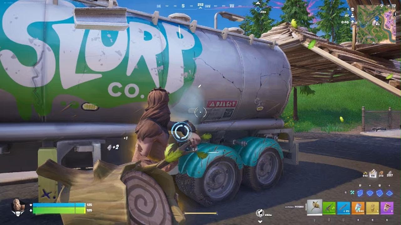 Ik speel een potje fortnite en een 1v1