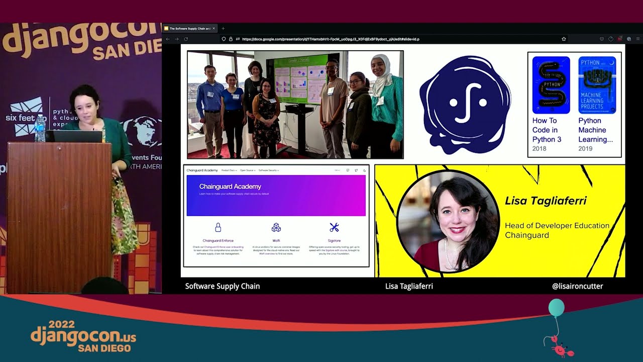 The Software Supply Chain and You: How to Build and Ship More Secure Django Apps w Lisa Tagliaferri