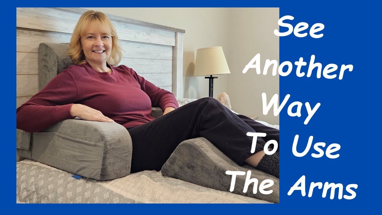 Stop Slouching in Bed! Ergonomic Reading Pillow Honest Review