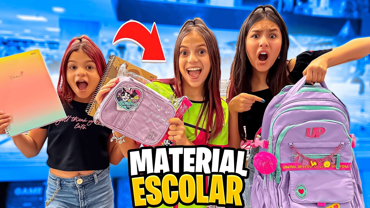 JÉSSICA MANU E LOUISE COMPRANDO O MATERIAL ESCOLAR 2025 (JÉSSICA SOUSA E FAMILIA)