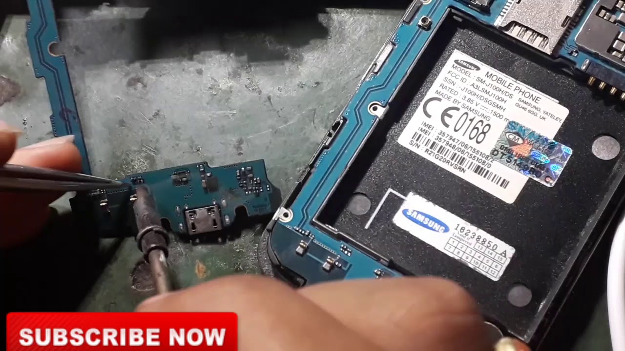 Samsung j100h unable to charge solution
