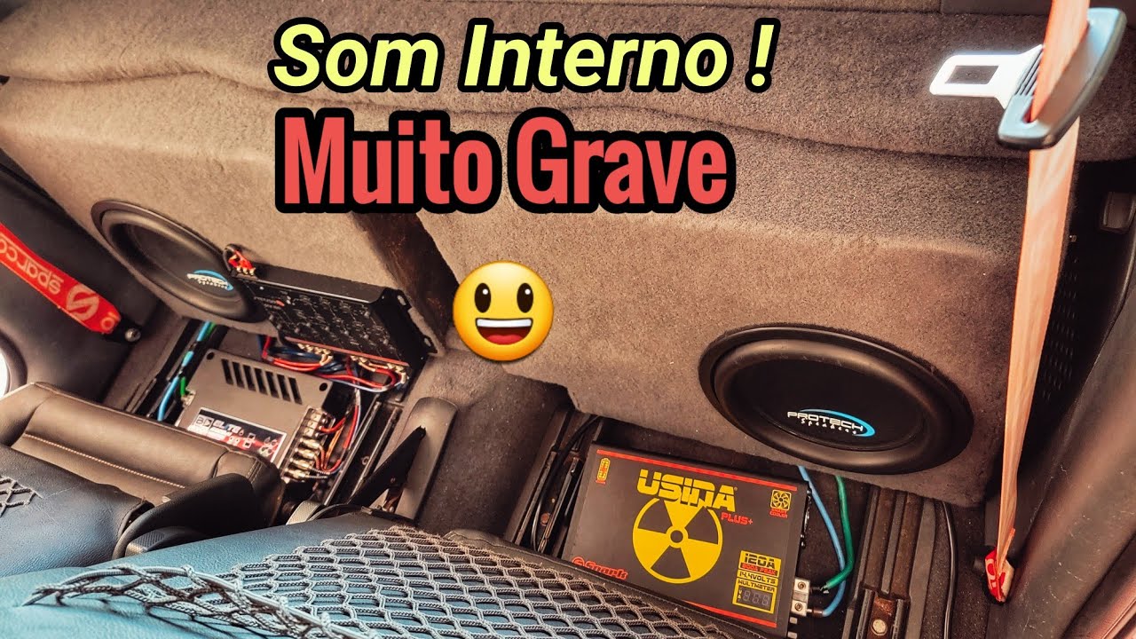 Mostrei o Som Interno Da Saveiro Ruivinha ! Protech 450w sub 10 Pelegadas