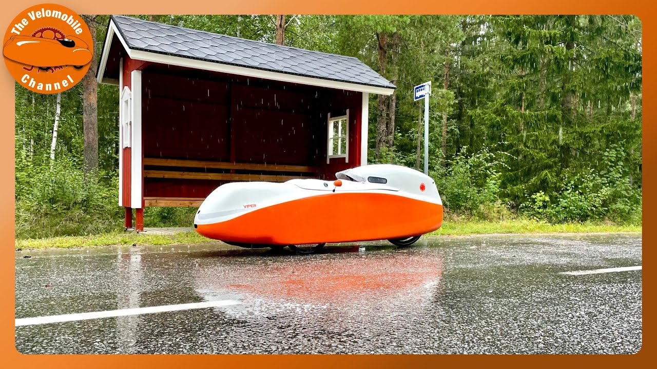 115 km in RAIN with Milan SL Velomobile