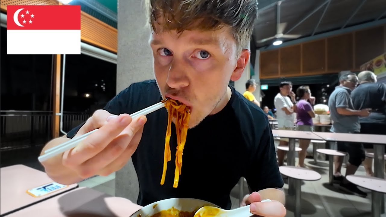 My First Day in Singapore 🇸🇬 (Hawker Food is Best)