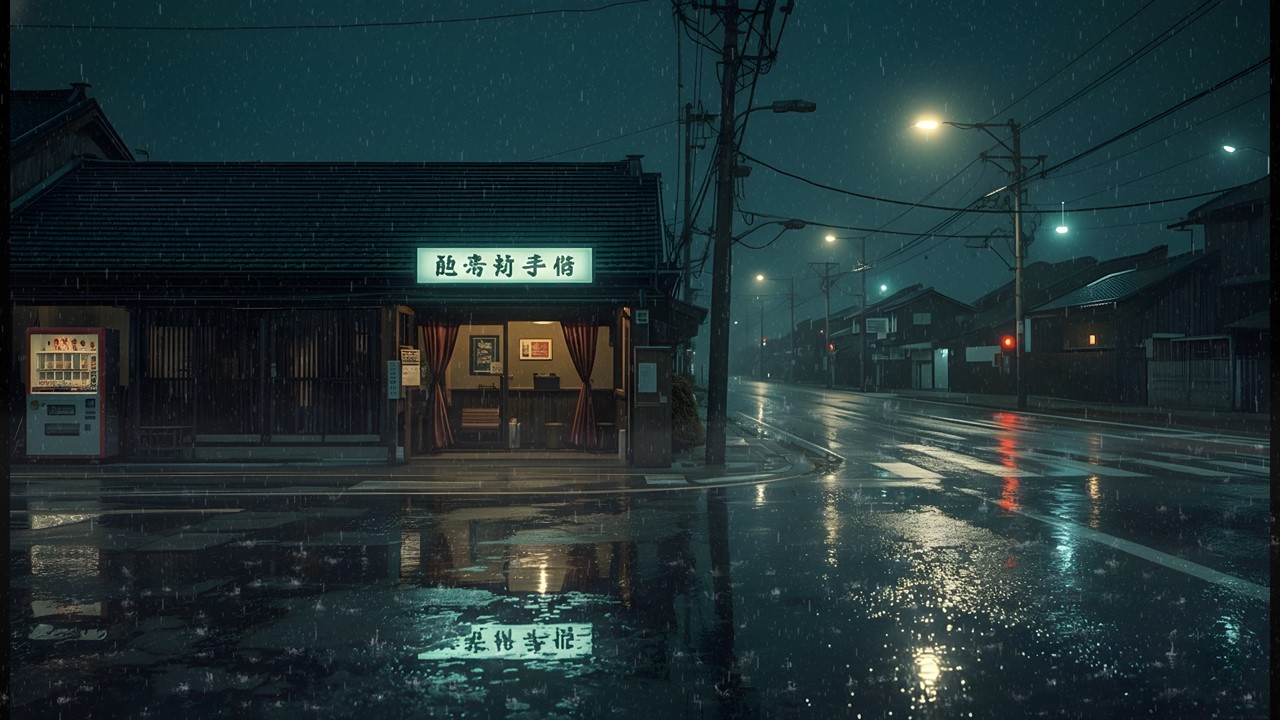 THE NIGHT IN TOKYO WHEN IT RAINS ☔ WITH SOFT LOFI MUSIC