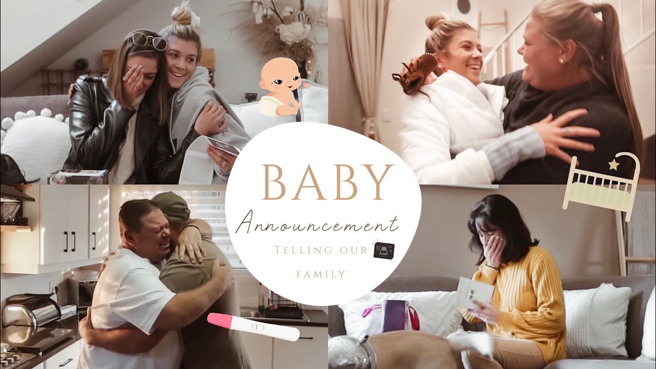 TELLING OUR FAMILY WE'RE PREGNANT! OUR FAMILY'S RAW EMOTIONS CAUGHT ON CAMERA.