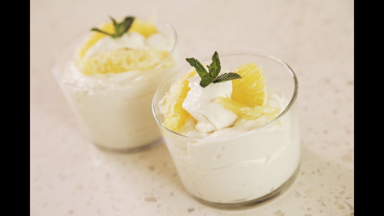 Mousse de naranja fácil