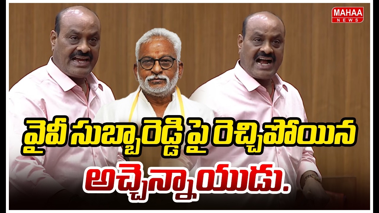 వైవీ సుబ్బారెడ్డి పై రెచ్చిపోయిన అచ్చెన్నాయుడు.. | Minister Atchennaidu Fire On YV Subbareddy