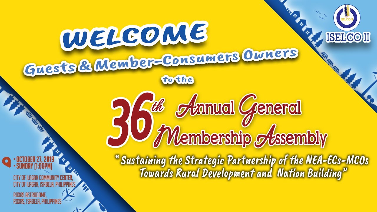 ISELCO DOS 36th AGMA 2019