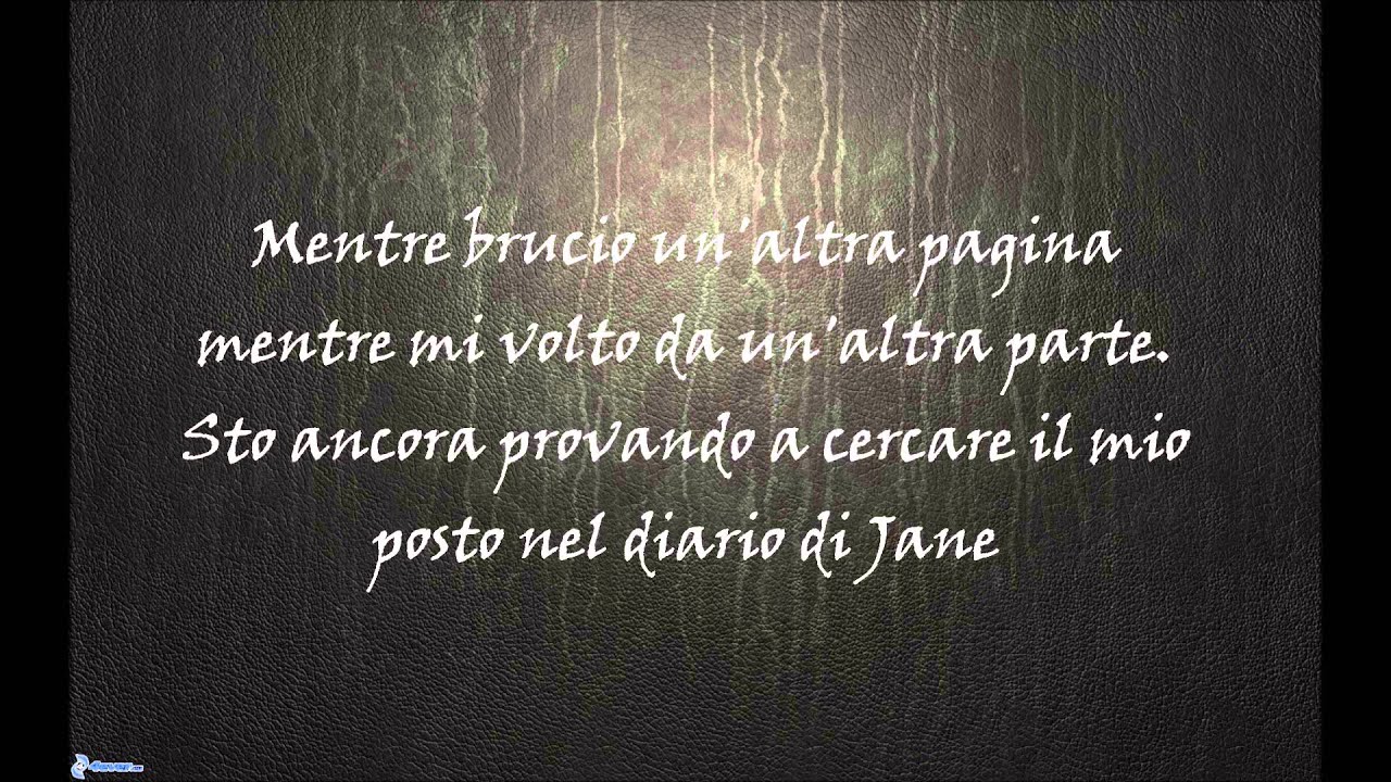 Breaking Benjamin - The Diary Of Jane (Traduzione Italiana)