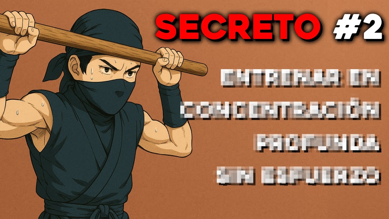 Cómo Concentrarte Como un Ninja: Los 3 Secretos de la Mente que Nadie Te Enseñó