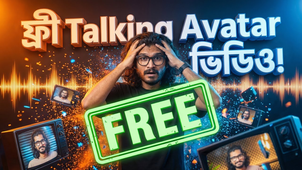 ফ্রি AI দিয়ে নিজের ক্লোন Ai Avatar বানানোর টিউটোরিয়াল