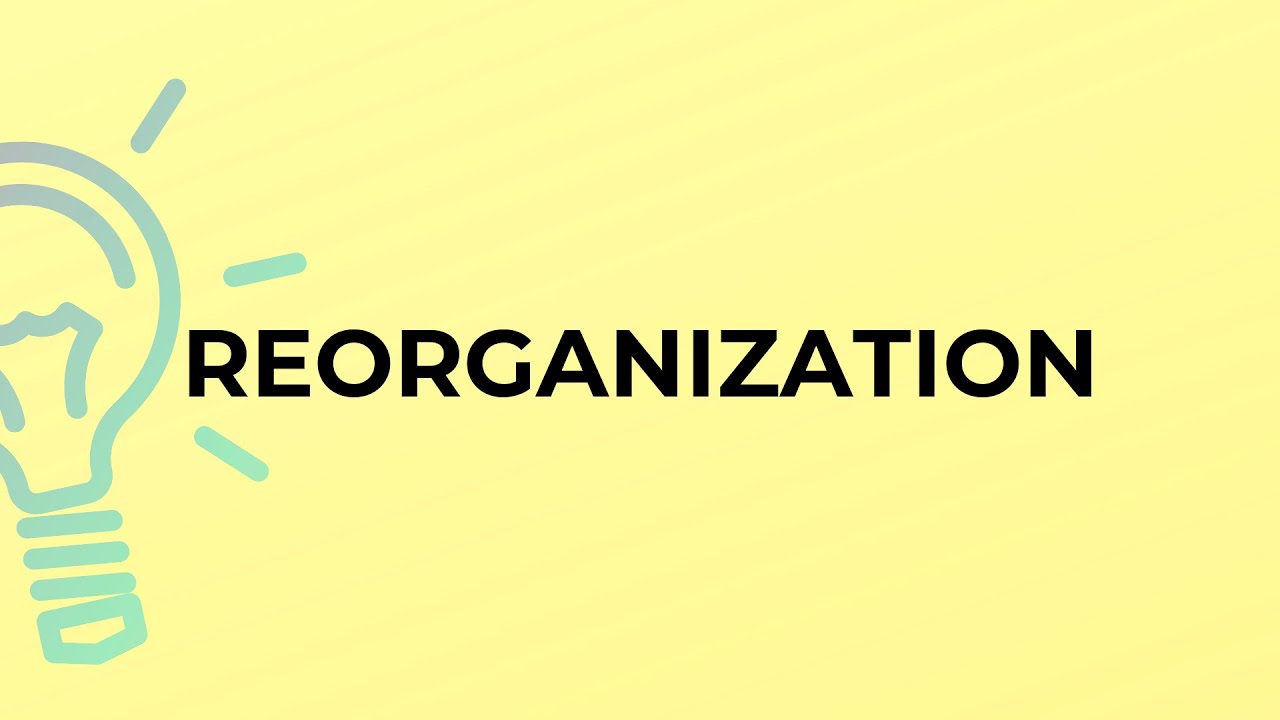 What is the meaning of the word REORGANIZATION?