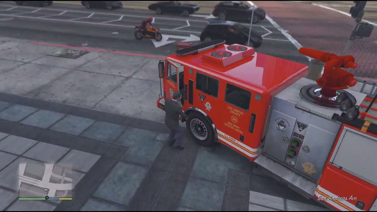 GTA 5 Fire Truck Mission 🚒 | Pure Gameplay | No Commentary