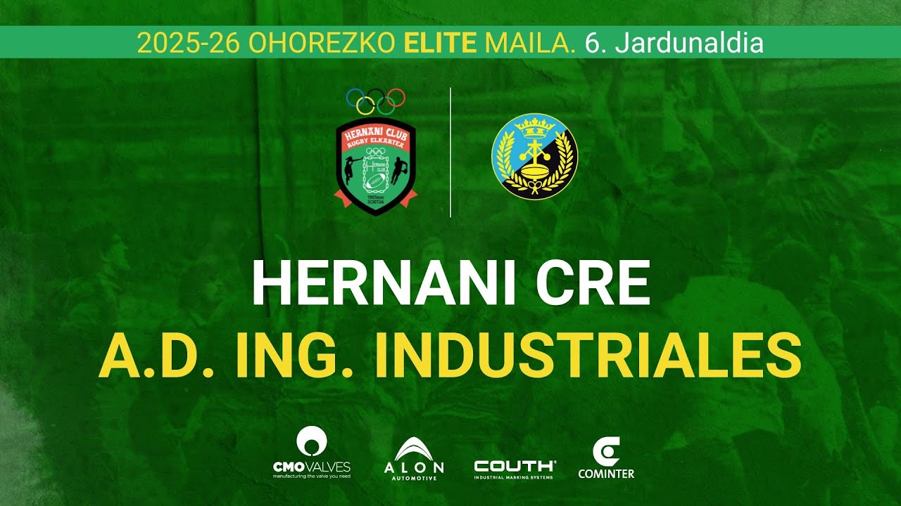 HERNANI CRE vs A.D. INGENIEROS INDUSTRIALES, J6 Division Honor Élite Masculina. 2/11/2025 13:00