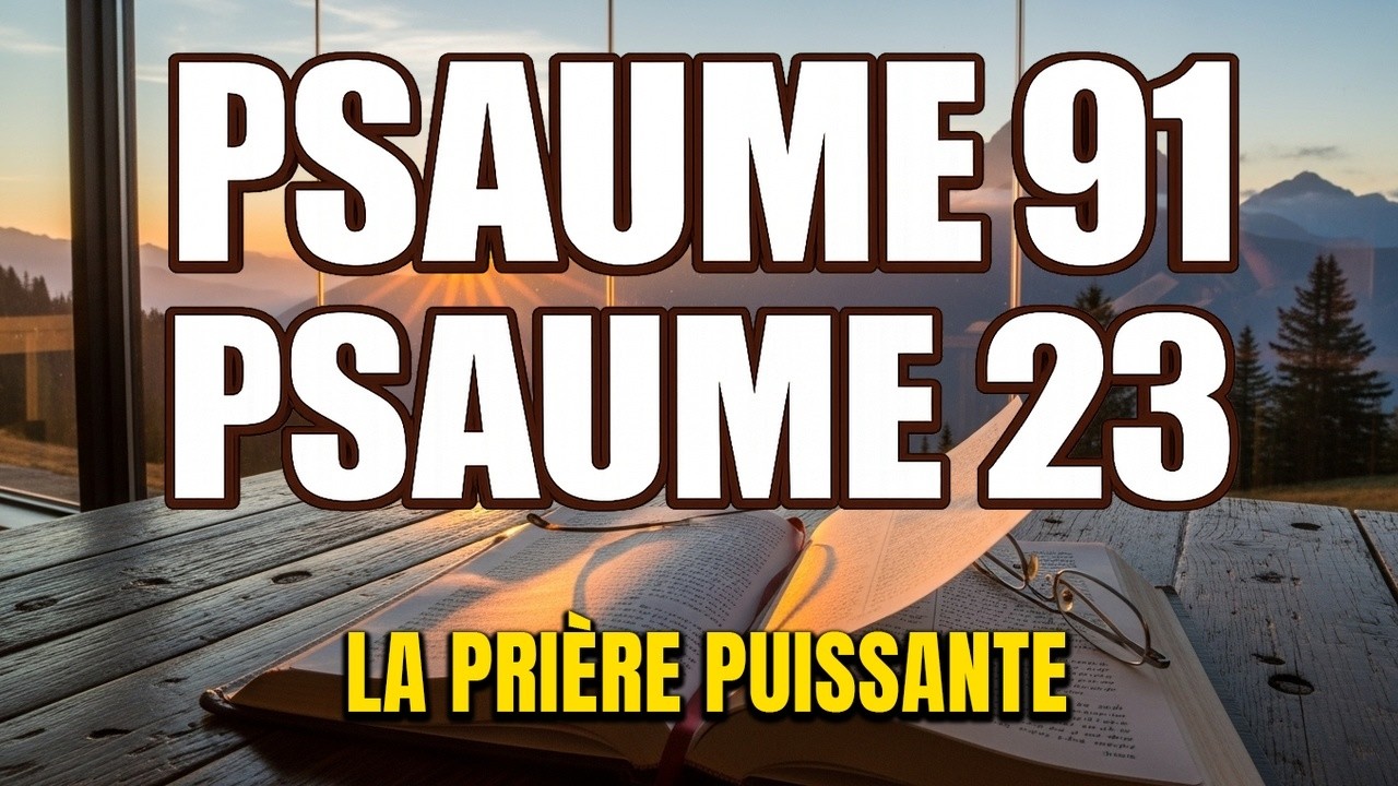 PRIÈRE DU JOUR 03 MARS – PSAUME 91 et PSAUME 23–Les deux PRIÈRES LES PLUS PUISSANTES de la BIBLE