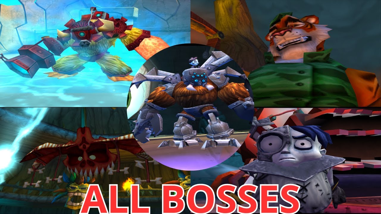 Crash Of The TItan - Todos os bosses PS2