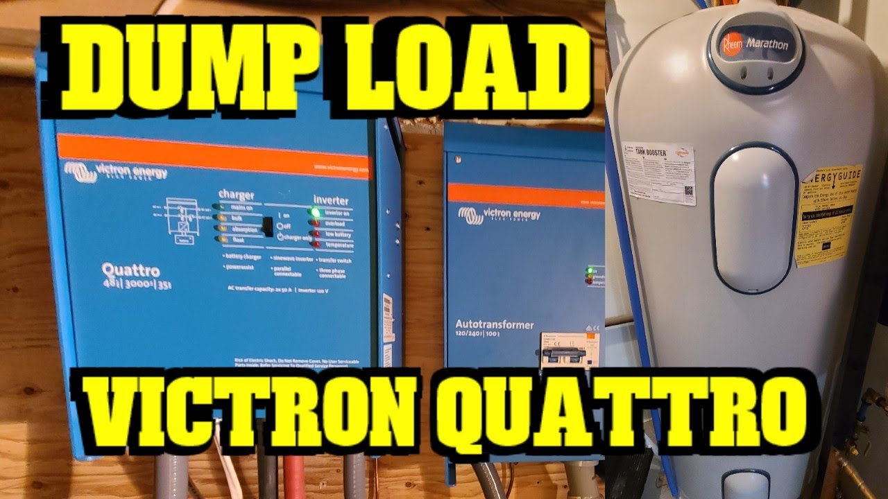 Victron Quattro adding a Dump Load. #diy #offgrid #victron