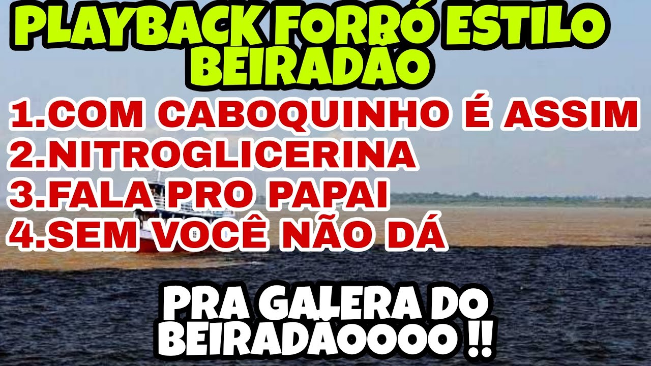 PLAYBACK-FORRÓ BEIRADÃO