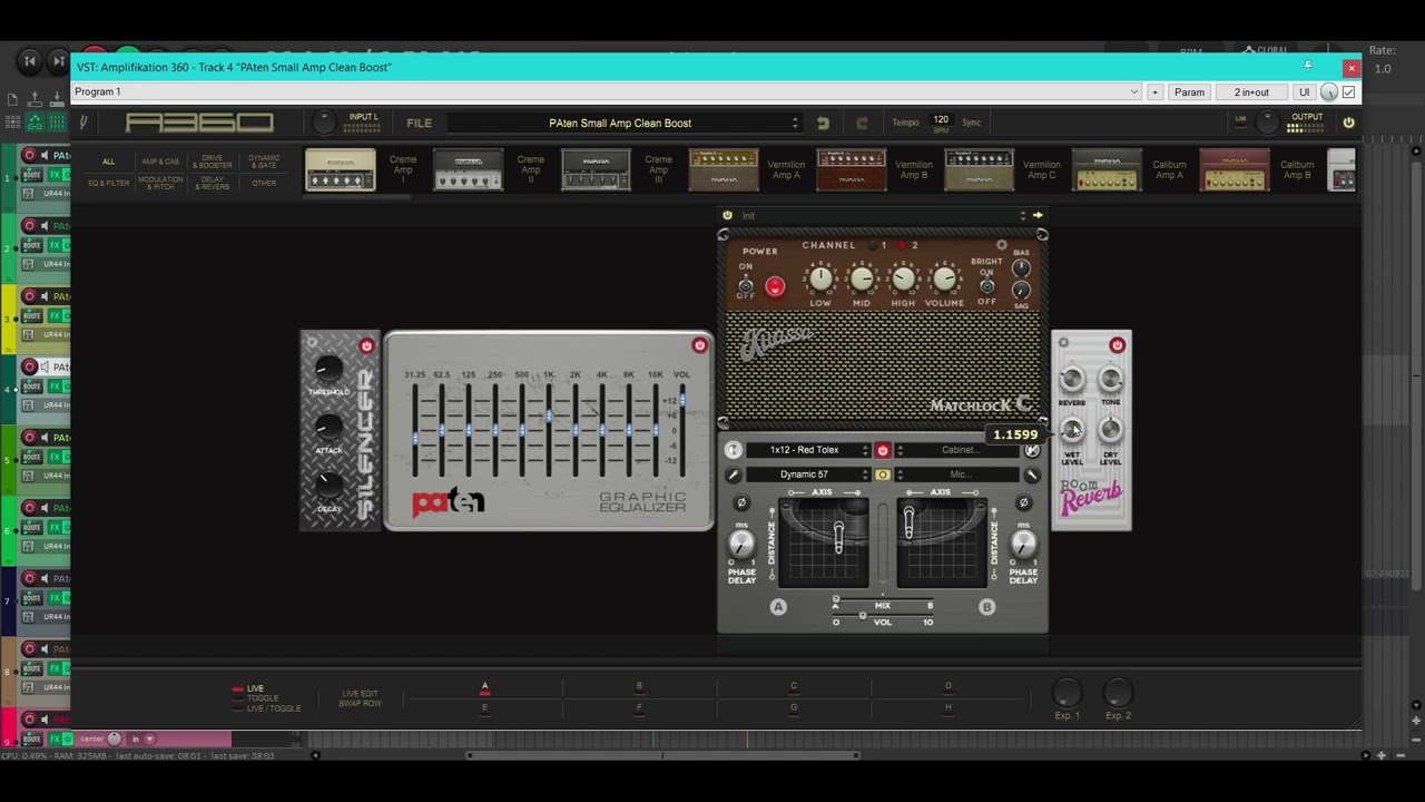 PAten in A360 - Small Amp Clean Boost