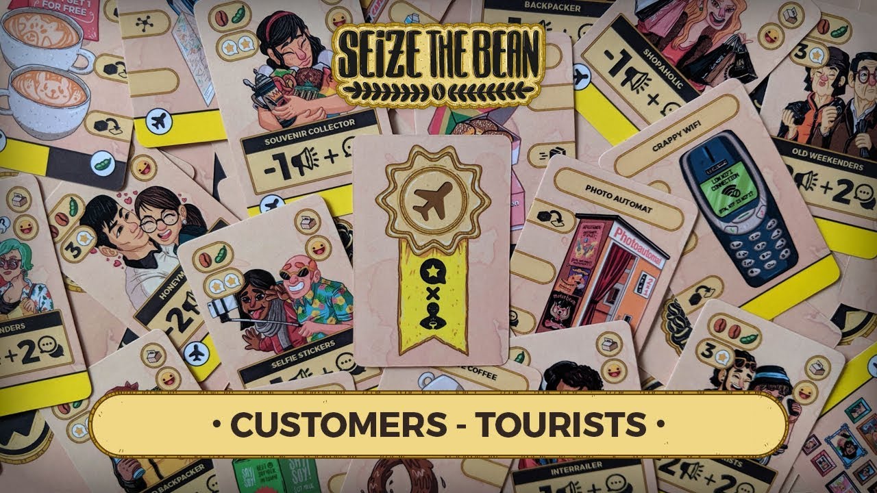 Seize the Bean Gameplay: Customers - Tourists