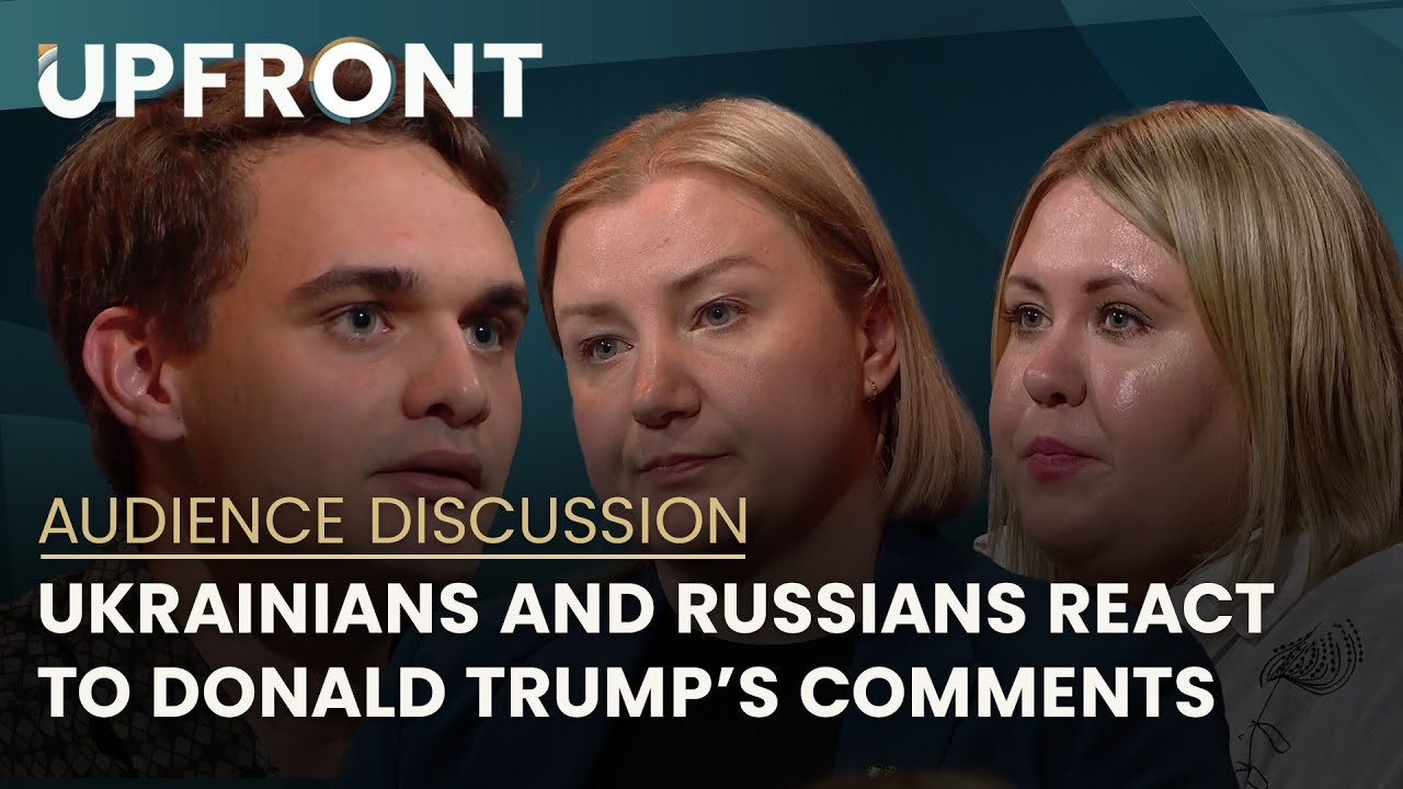 Ukrainians and Russians react to Donald Trump's latest comments