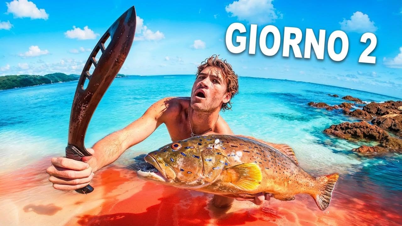 Sopravvivenza estrema su un'isola deserta: pesca, caccia e cucina selvaggia