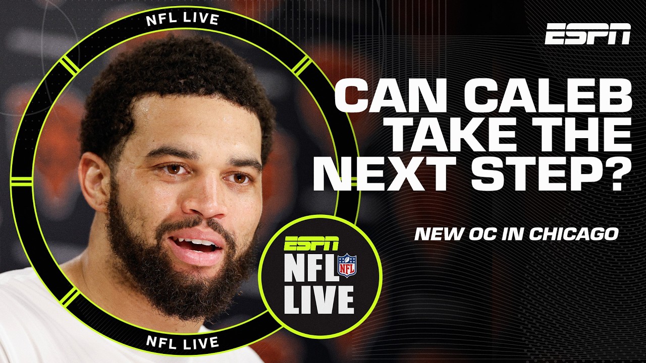 Caleb Williams addresses his second year with Ben Johnson | NFL Live