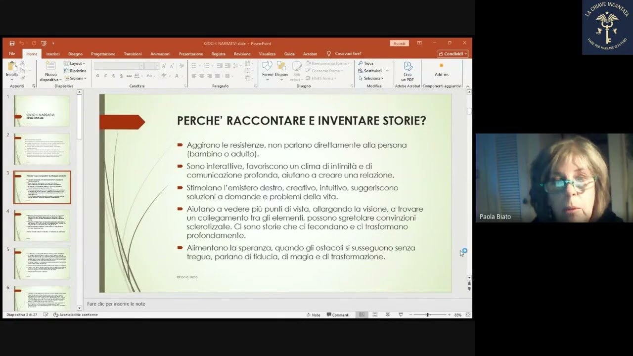Giochi narrativi per bimbi e adulti con Paola Baito